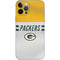 NFL Green Bay Packers White Striped iPhone 12 Pro Skin